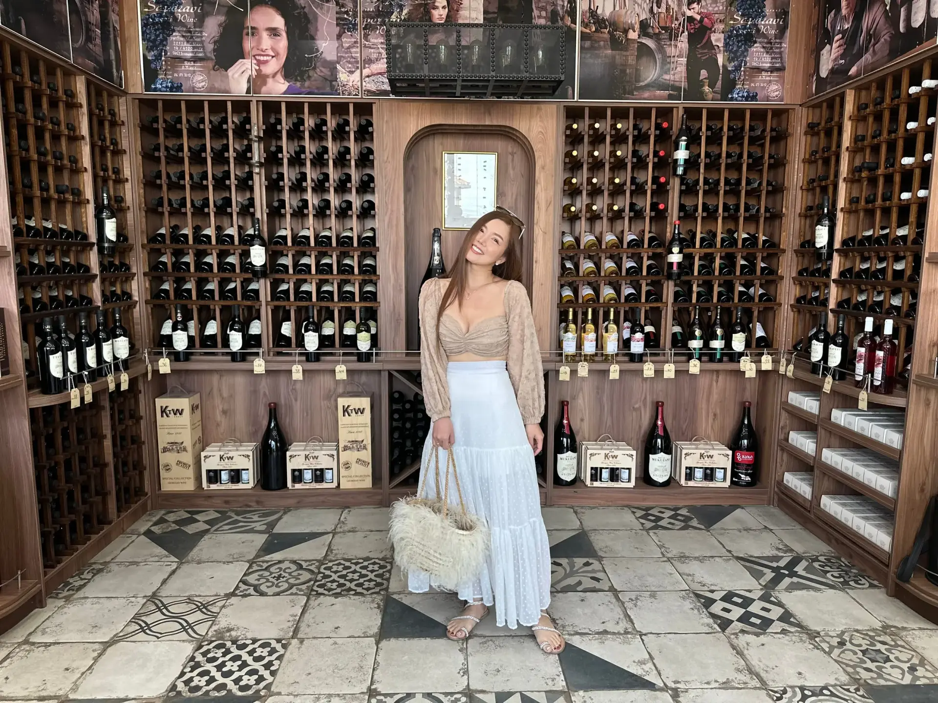 Traditional qvevri wine vessels in Kakheti winery