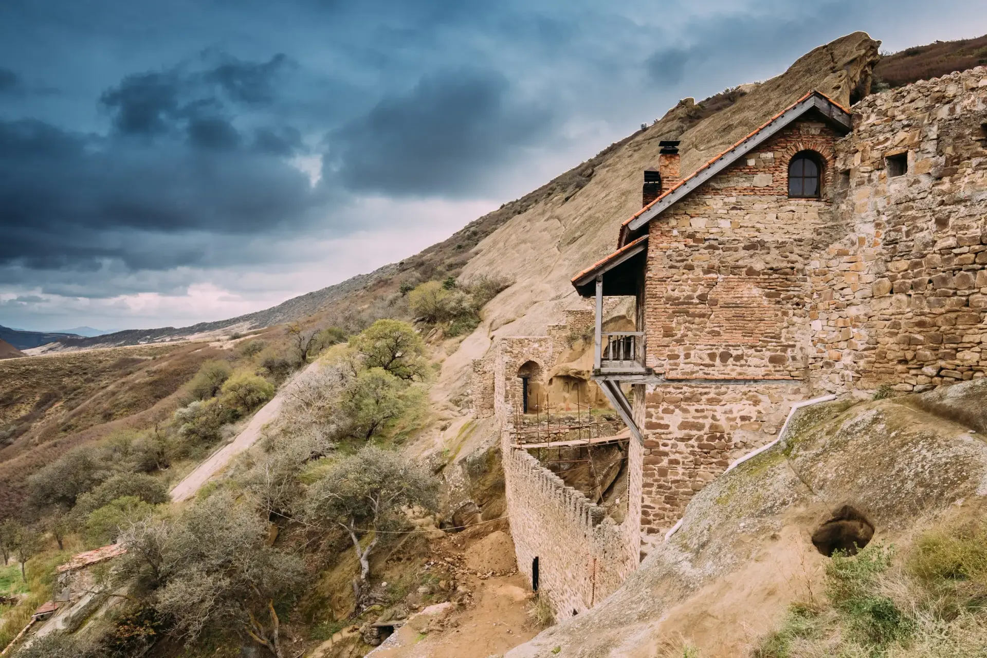 Ancient monastery in Sagarejo, Kakheti region Georgia
