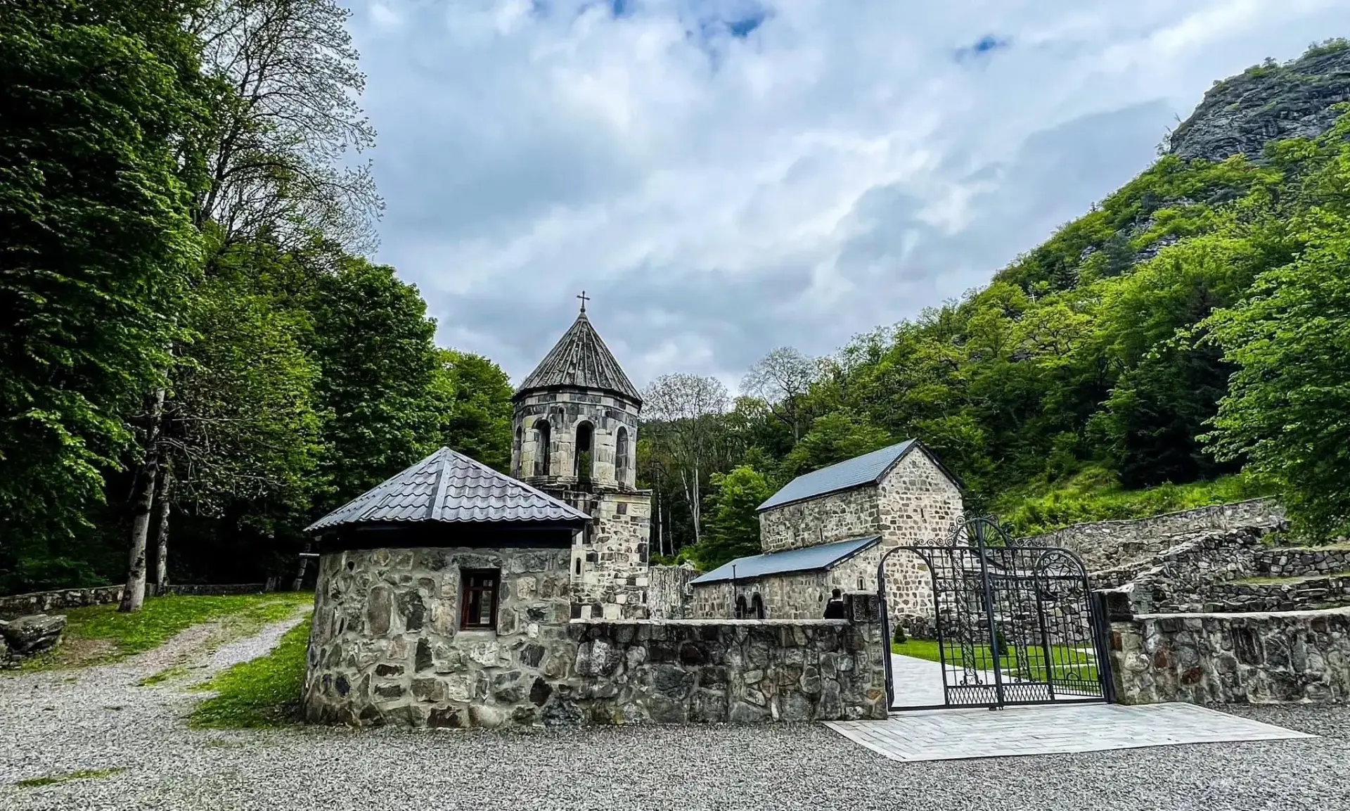 Borjomi valley panoramic view